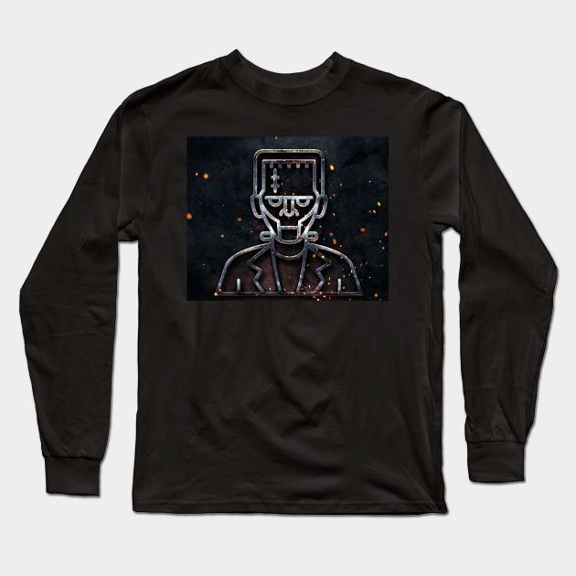 Frankenstein Long Sleeve T-Shirt by underthetable